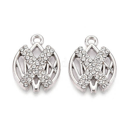 Подвески из сплава и страза FIND-N008-04P-1