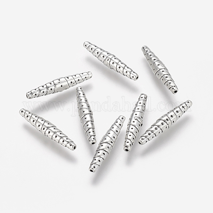 Сплавочные овальные бусины тибетского стиля  LF0480Y-1