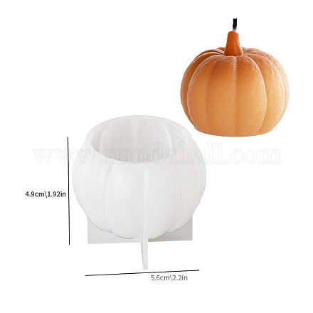 Силиконовые Молды для свечей на Хэллоуин из тыквы своими руками SIL-F011-04B-1