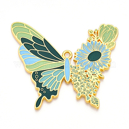 Подвески из эмалированного сплава с гальванопокрытием ENAM-N056-398D-G-1