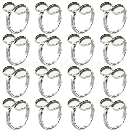 16 шт. манжетные кольца из нержавеющей стали 304 STAS-BBC0008-16-1