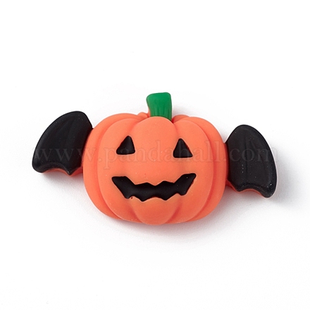 Кабошоны из непрозрачной смолы на тему Хэллоуина X-RESI-D066-A04-1