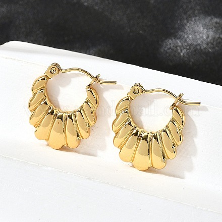 Серьги-кольца из нержавеющей стали 304 для женщин EJEW-L296-059G-1