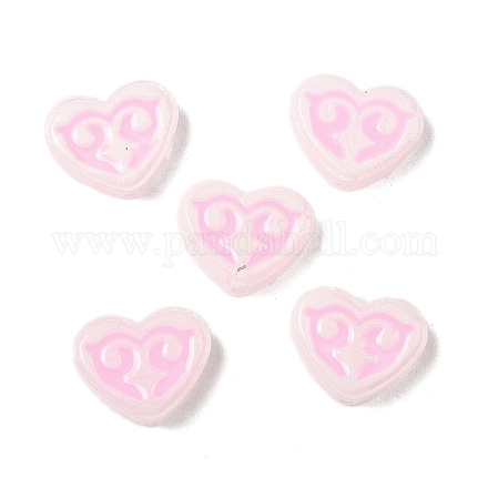 Окрашенные и запеченные стеклянные бусины LAMP-D004-02A-1