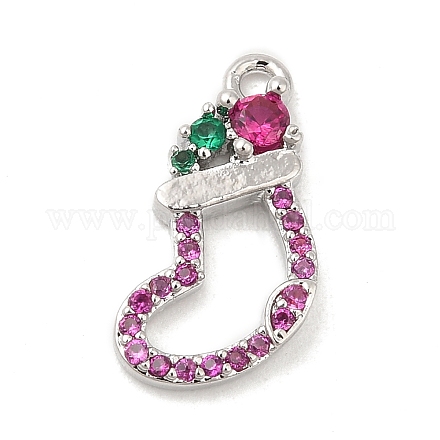 Подвески из кубического циркония с покрытием из латуни KK-R150-10P-02-1