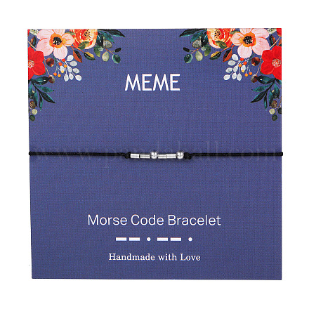Браслеты с азбукой Морзе&nbsp;FS-WG6A0C8-17-1