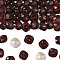 Preciosa® MAXIMA Crystal Fancy Stones, Czech Crystal, 435 36 132 Cushion Square, Dura Foiling, 90100 Burgundy, 10x10mm