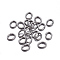 Tarnish Resistant 316 Surgical Stainless Steel Open Jump Rings, Oval, Stainless Steel Color, 20 Gauge, 5x4x0.8mm, Inner Diameter: 2.5x3mm
