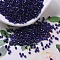 MIYUKI Delica Beads, Cylinder, Japanese Seed Beads, 11/0, (DB0183) Silver Lined Royal Blue, 1.3x1.6mm, Hole: 0.8mm, about 2000pcs/10g