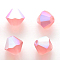 Preciosa® Crystal Beads, Czech Crystal, Bicone(451 69 302 Rondelle), 70030 20019 Rose Peach AB Matt, 5mm, Hole: 1mm
