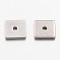 Tarnish Resistant 304 Stainless Steel Spacer Beads, Square, Stainless Steel Color, 6x1mm, Hole: 1.2mm