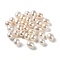 Natural Cultured Freshwater Pearl Beads, No Hole, Rice, Grade 8A+, WhiteSmoke, 6.5~9x6~7mm