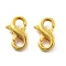 Brass Lobster Claw Clasps, Golden, 16x9.5x4.5mm, Hole: 4.5x3.5mm