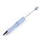 Beadable Pen, Plastic Ball-Point Pen, for DIY Personalized Pen with Jewelry Beads, Light Steel Blue, 145~148x11.4mm