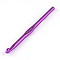 Random Single Color Aluminum Crochet Hooks, Single Color per Bag, Pin: 6.5mm, 148x6.0mm
