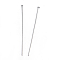 Non-Tarnish 304 Stainless Steel Flat Head Pins, Stainless Steel Color, 45x0.8mm, Head: 1.8mm