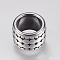 304 Stainless Steel Beads, Column, Antique Silver, 11.5x8mm, Hole: 8mm