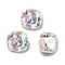 K9 Glass Rhinestone Cabochons, Pointed Back & Back Plated, Suqare, Crystal, 6x6x3mm