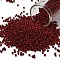 TOHO Round Seed Beads, Japanese Seed Beads, (2609F) Semi-Glazed Dark Red, 11/0, 2.2mm, Hole: 0.8mm, about 1111pcs/10g