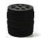 Faux Suede Cords, Faux Suede Lace, Black, 5x1.5mm, 100yards/roll(300 feet/roll)