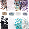 DIY Beads Sets, Including Glass Seed Beads, Natural & Synthetic Mixed Gemstone Chip Beads, Mixed Color, 5~8x5~8mm, hole: 1mm