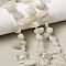 Natural Moonstone Beads Strands, Nuggets, Top Drilled, with Seed Beads, 10~28x4~12x4~8mm, Hole: 0.9mm, about 42~56pcs/strand, 15.16''~15.55''(38.5~39.5cm)