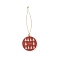 Christmas Theme Acrylic Pendant Decoration, Nylon Cord Hanging Decoration, Flat Round, Christmas Tree, 190~205mm