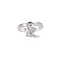 Non-Tarnish 304 Stainless Steel 12 Constellations/Zodiac Signs Open Cuff Ring for Women, Stainless Steel Color, Virgo, US Size 7(17.3mm)