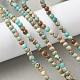Нити бусин из окрашенного натурального регалита/императорской яшмы/морского осадка яшмы G-B124-C05-06-4