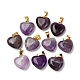 Подвески из натурального аметиста  G-I311-A18-G-1
