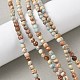 Нити бусин из окрашенного натурального регалита/императорской яшмы/морского осадка яшмы G-B124-C05-04-5