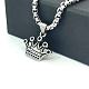 Подвеска из нержавеющей стали с короной унисекс панк винтажные ожерелья TD5601-5