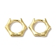 Серьги-кольца из латуни для женщин EJEW-C097-08G-02-1