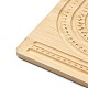 Прямоугольные доски для дизайна деревянных браслетов&nbsp;TOOL-YWC0003-03A-3