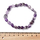 Браслеты из натурального аметиста стрейч из бисера&nbsp;LS-BJEW-K213-C22-3