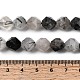 Натуральный турмалированный кварц / черный рутиловый кварц&nbsp;G-Z119-A15-03-6