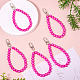 Акриловые подвесные украшения HJEW-TAC0061-4