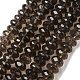 Природный дымчатый кварц нитей бисера&nbsp;G-G255-10x5mm-12-5