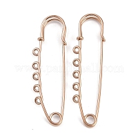 Ионное покрытие (ip) 304 нержавеющая сталь булавки брошь фурнитура&nbsp;STAS-K252-05C-RG