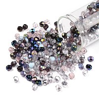 Полированные чешские стеклянные бусины LAMP-O017-151-VM4