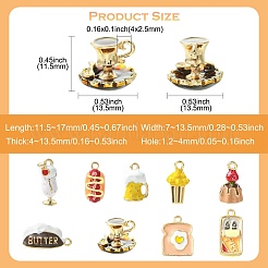 9шт 9 стиля сплава эмалевые подвески&nbsp;FIND-CJ0005-09