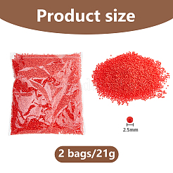 2 пакетик 21 г маленьких шариков из пенопласта&nbsp;KY-DC0001-45A