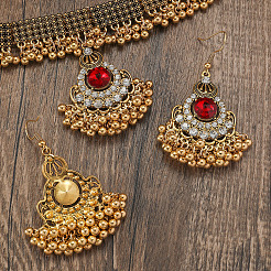 Ожерелье и серьги-подвески из цинкового сплава FS-WG87356-01