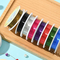 Круглая медная проволока для изготовления ювелирных изделий CWIR-R001-0.4mm-M