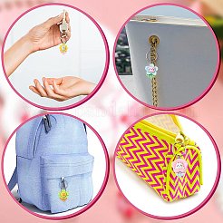 40шт 4 стиля непрозрачные подвески из смолы&nbsp;RESI-CJ0002-85