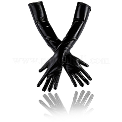 Длинные перчатки из искусственной кожи&nbsp;AJEW-WH20018-115A