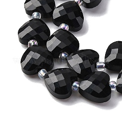 Природные обсидиана бисер нитей&nbsp;X-G-P570-E20-01