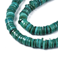 Нити бусин из натуральных пресноводных ракушек X-BSHE-I016A-01D