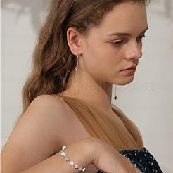 2 цвет 2м латунные цепи ручной работы с плоскими круглыми звеньями&nbsp;DIY-CA0002-01