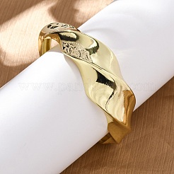 Латунь манжеты браслеты для женщин BJEW-Q060-03G